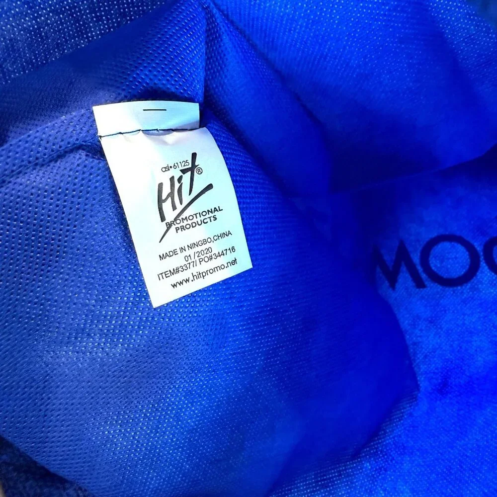 Disneys Hollywood Studios Blue Drawstring Bag Souvenir Giveaway - Picture 4 of 4